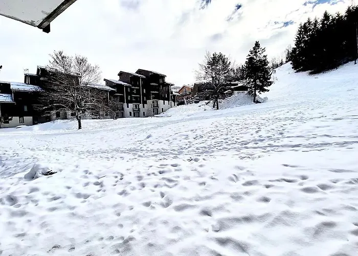 Superb Studio Terrace Ski In Montchavin