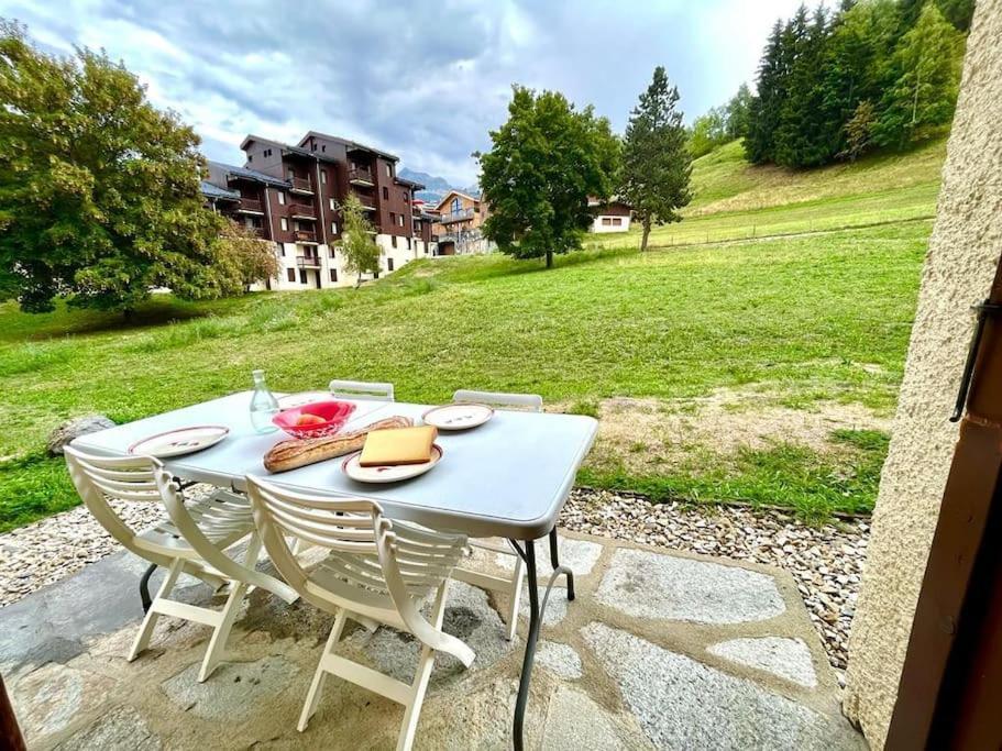 Superb Terrace In Montchavin